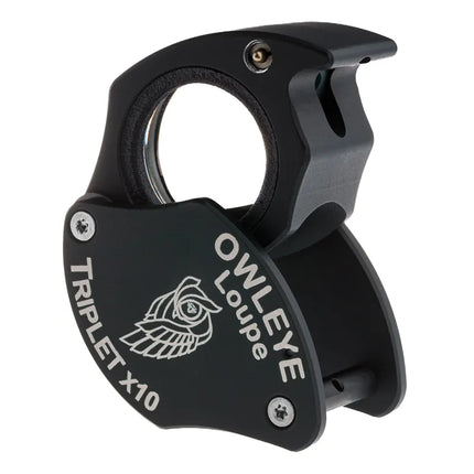 Color: Anodized Black – Owleye Loupe Triplet X10