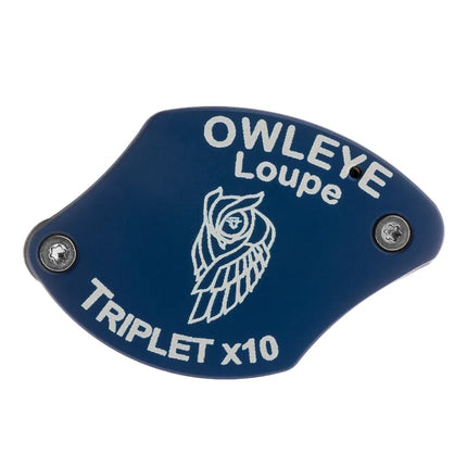 Color: Anodized Blue – Owleye Loupe Triplet X10