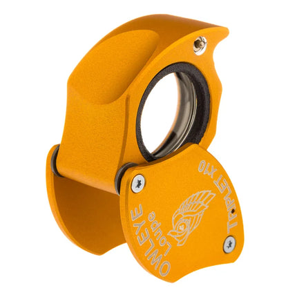 Color: Anodized Gold – Owleye Loupe Triplet X10