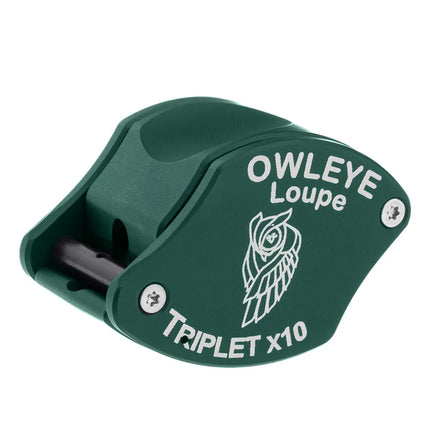 Color: Anodized Green – Owleye Loupe Triplet X10