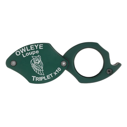 Color: Anodized Green – Owleye Loupe Triplet X10