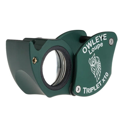 Color: Anodized Green – Owleye Loupe Triplet X10