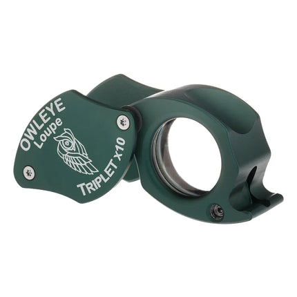 Color: Anodized Green – Owleye Loupe Triplet X10