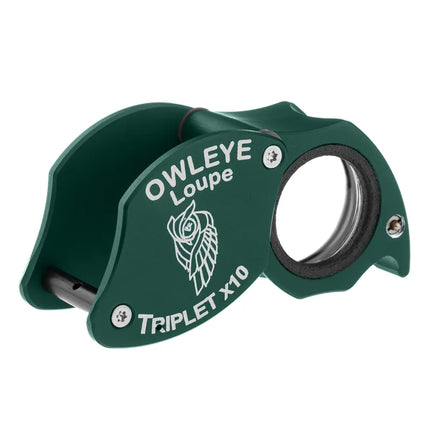 Color: Anodized Green – Owleye Loupe Triplet X10