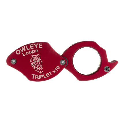 Color: Anodized Red – Owleye Loupe Triplet X10