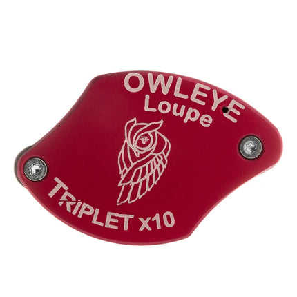 Color: Anodized Red – Owleye Loupe Triplet X10